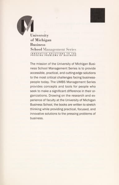 Managing the unexpected cover