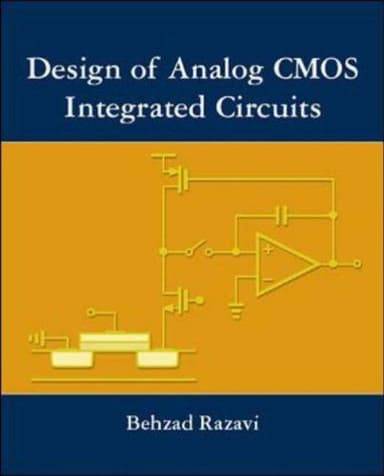 Design of Analog CMOS Integrated Circuits cover