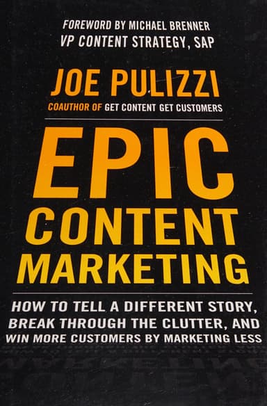 Epic content marketing cover