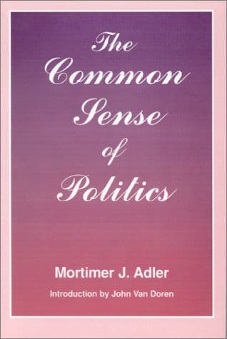 The common sense of politics cover