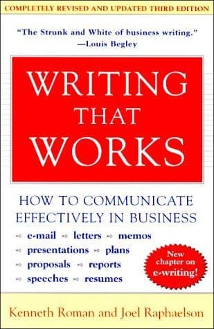 Writing that works cover