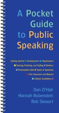 A Pocket Guide to Public Speaking cover