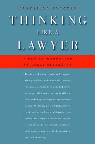 Thinking Like a Lawyer cover