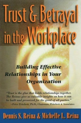 Trust and betrayal in the workplace cover