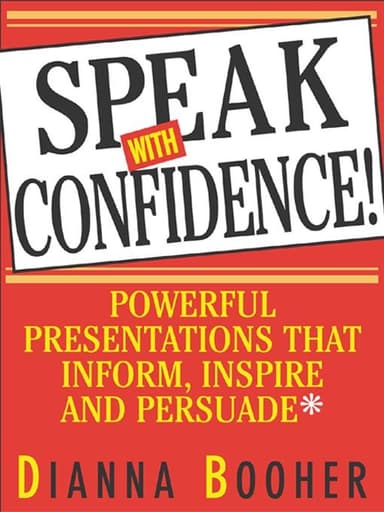 Speak with Confidence! cover
