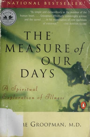 The Measure of Our Days cover