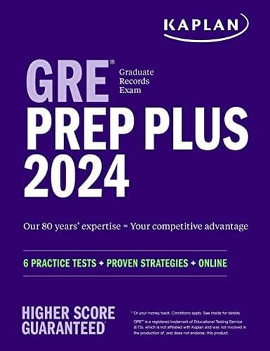 GRE Prep Plus 2024 cover