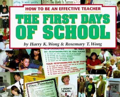 The first days of school cover
