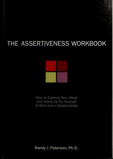 The assertiveness workbook cover