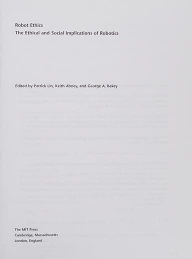 Robot ethics cover