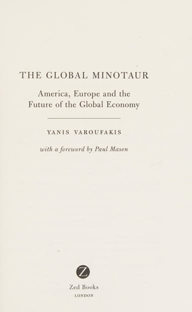 The global minotaur cover
