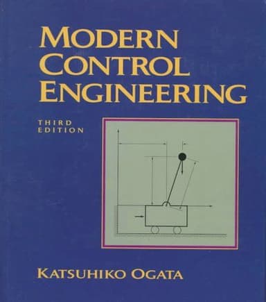 Modern control engineering cover
