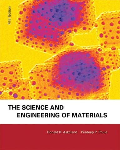 The science and engineering of materials cover