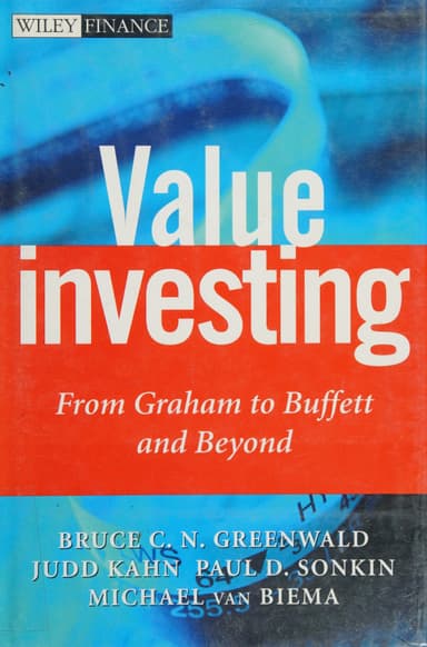 Value investing cover