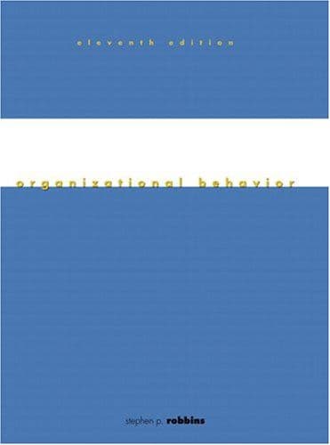 Organizational Behavior cover