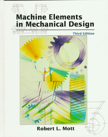 Machine elements in mechanical design cover