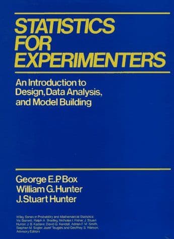 Statistics for experimenters cover