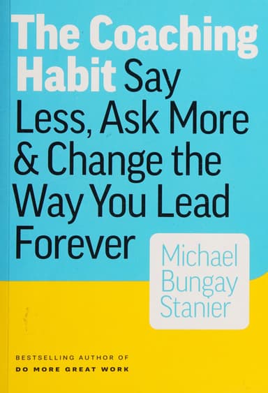 The coaching habit cover