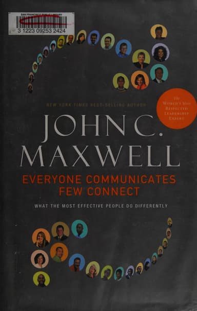 Everyone communicates, few connect cover
