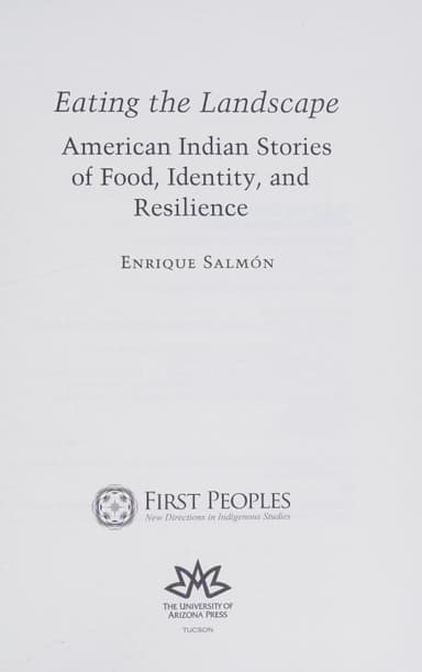 Eating the landscape cover