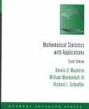 Mathematical statistics with applications cover