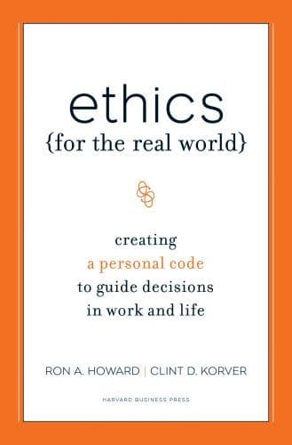 Ethics for the real world cover