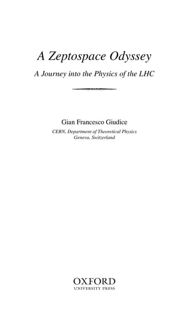 A zeptospace odyssey cover