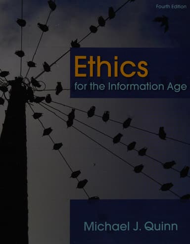 Ethics for the information age cover