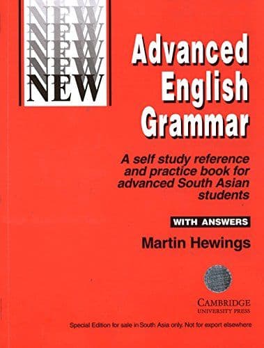 ADVANCED ENGLISH GRAMMAR WITH ANSWERS cover
