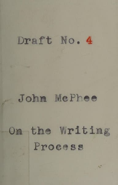 Draft no. 4 cover