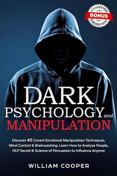 Dark Psychology and Manipulation cover
