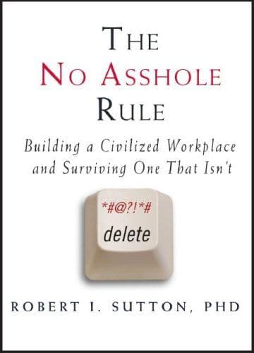 The No Asshole Rule cover