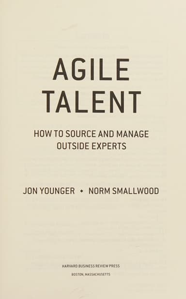 Agile talent cover