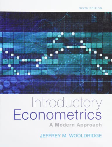 Introductory Econometrics cover