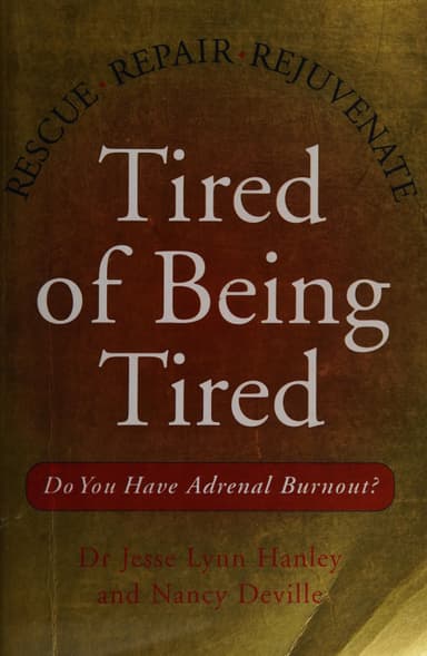 Tired of being tired cover