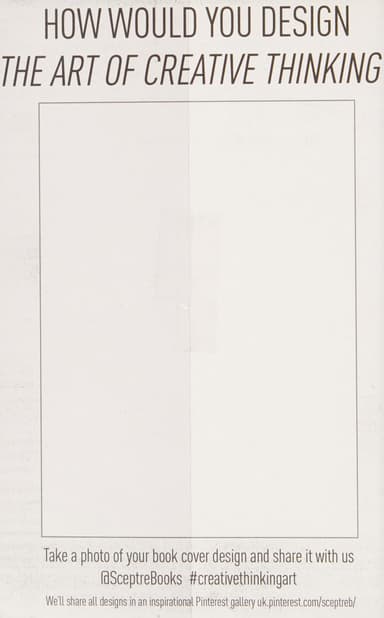 The art of creative thinking cover