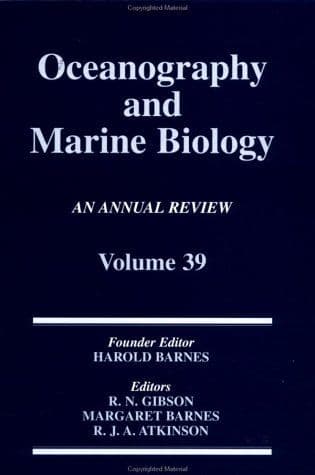 Oceanography and marine biology cover