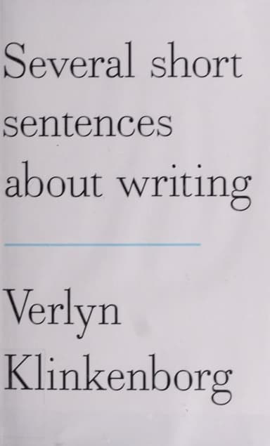 Several short sentences about writing cover