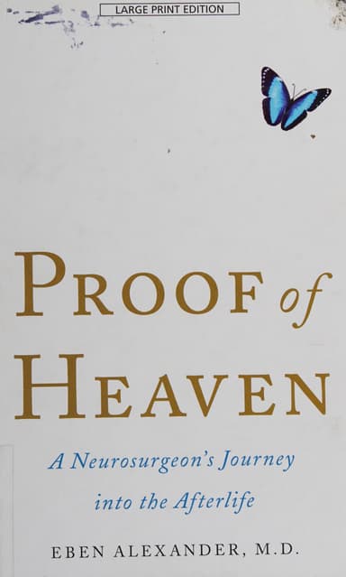 Proof of heaven cover