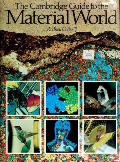 The Cambridge guide to the material world cover