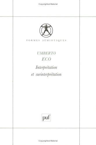 Interprétation et surinterpretation cover