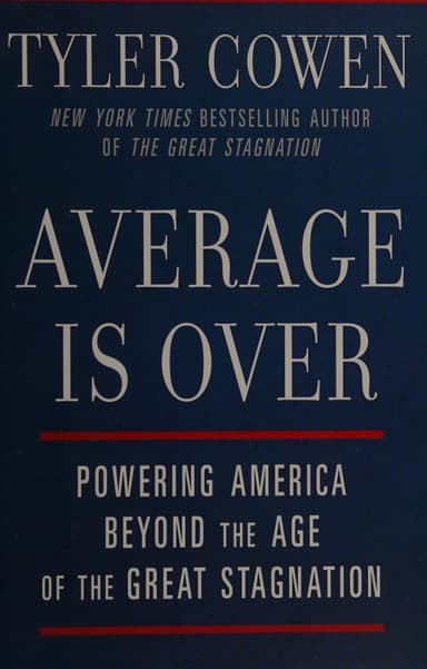 Average is Over cover