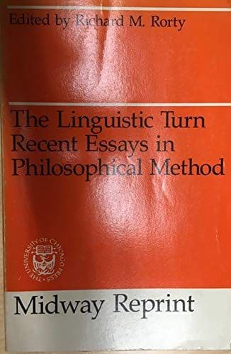 The linguistic turn cover