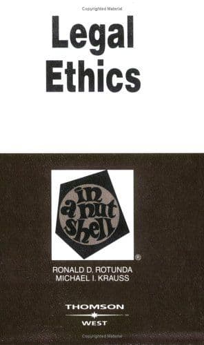 Legal ethics in a nutshell cover