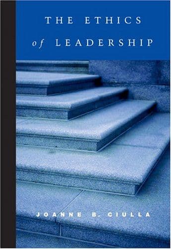 The ethics of leadership cover