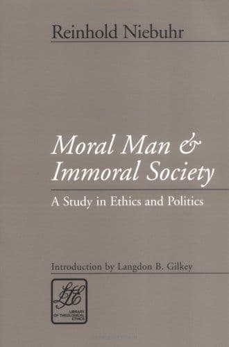 Moral man and immoral society cover