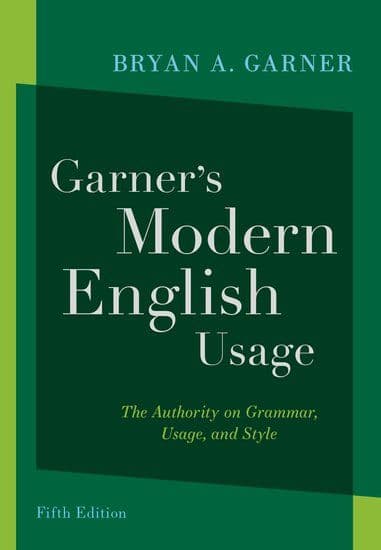 Garner's modern English usage cover