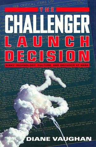 The Challenger launch decision cover