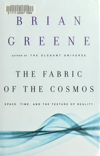 The fabric of the cosmos cover