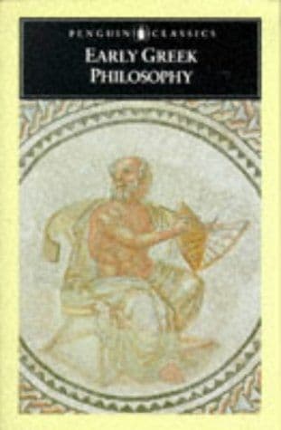 Early Greek philosophy cover